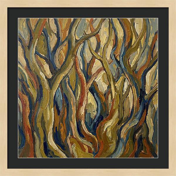 Abstract Forest Serenity