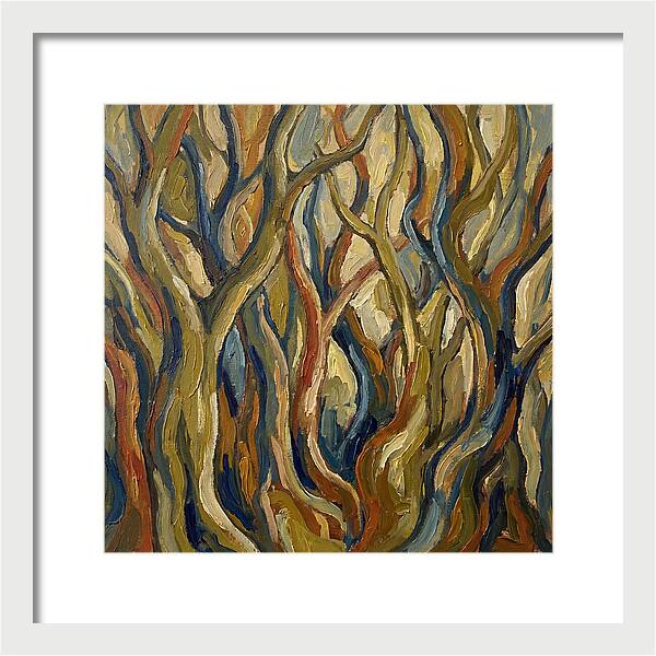 Abstract Forest Serenity