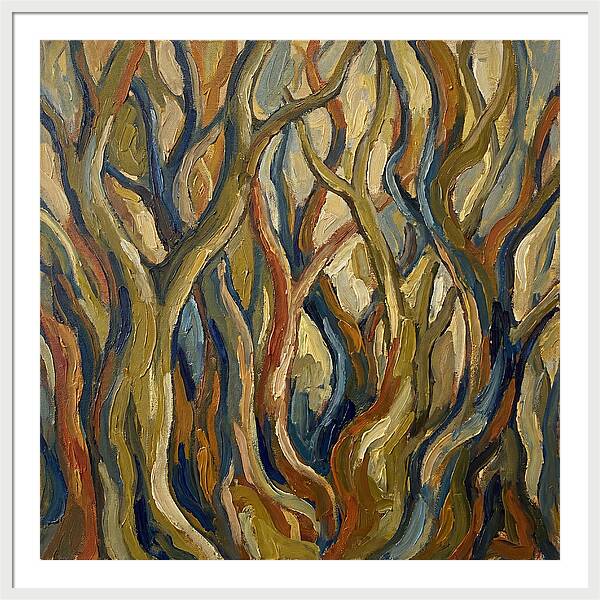 Abstract Forest Serenity
