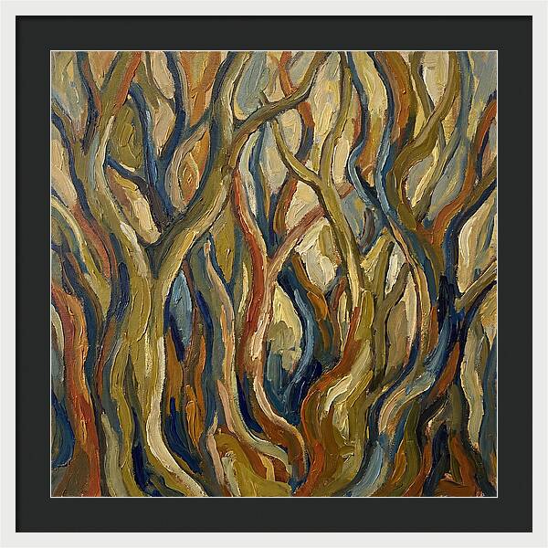 Abstract Forest Serenity