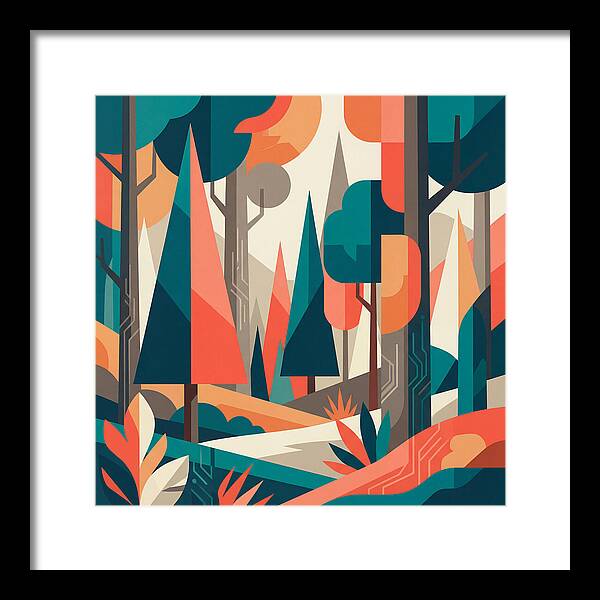 Abstract Forest Vibes