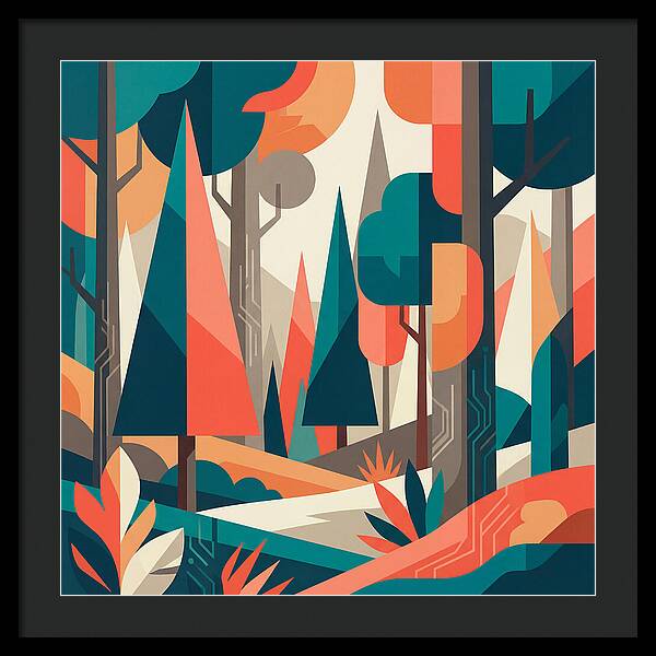 Abstract Forest Vibes