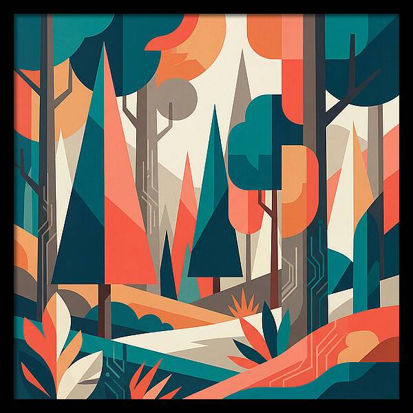Abstract Forest Vibes