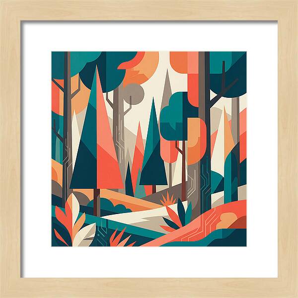 Abstract Forest Vibes