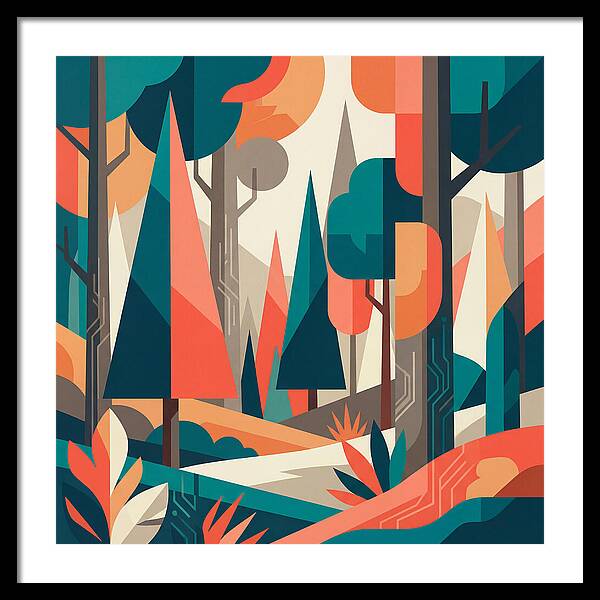 Abstract Forest Vibes