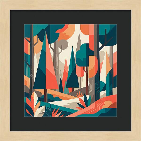 Abstract Forest Vibes