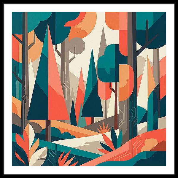 Abstract Forest Vibes