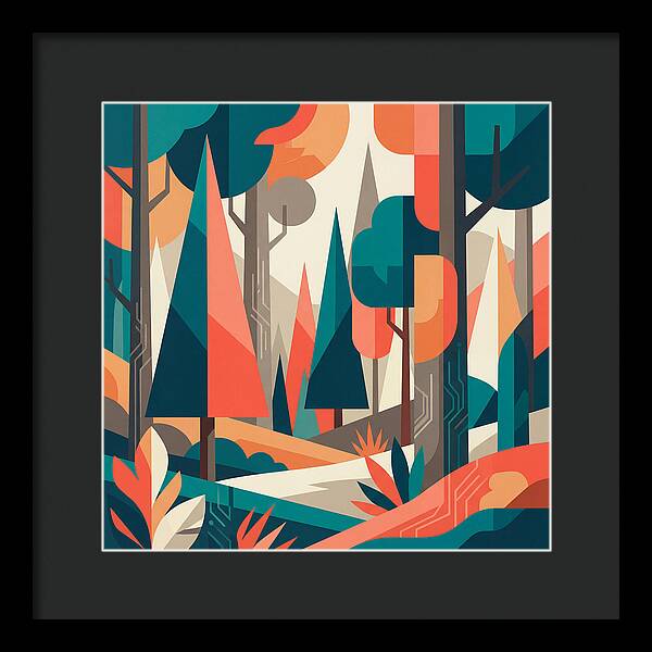 Abstract Forest Vibes