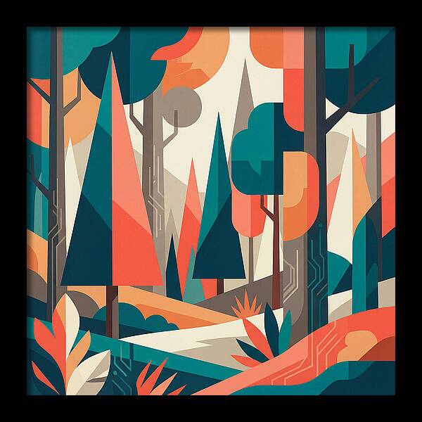 Abstract Forest Vibes