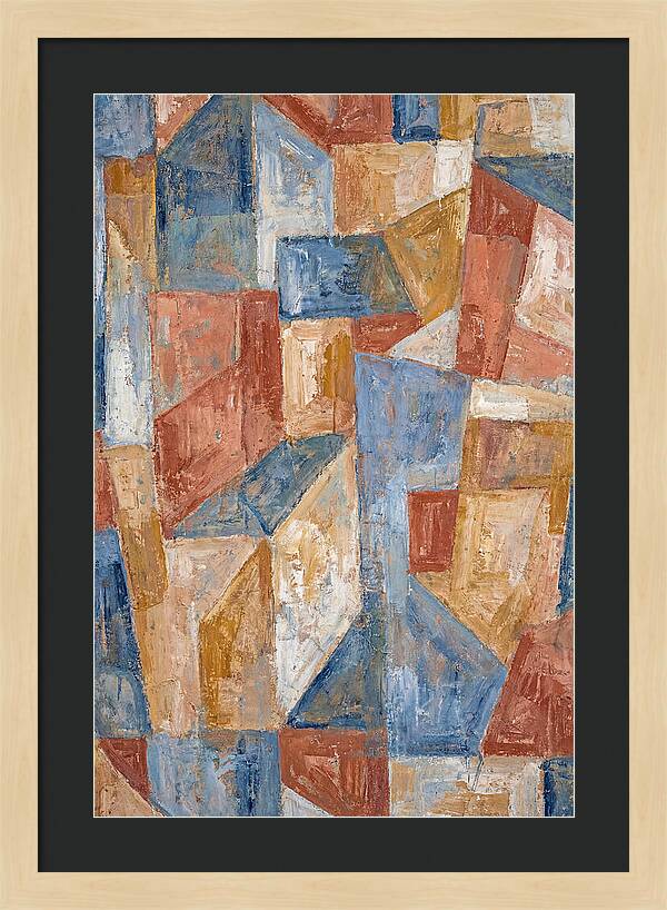Abstract Geometry In Mediterranean Tones
