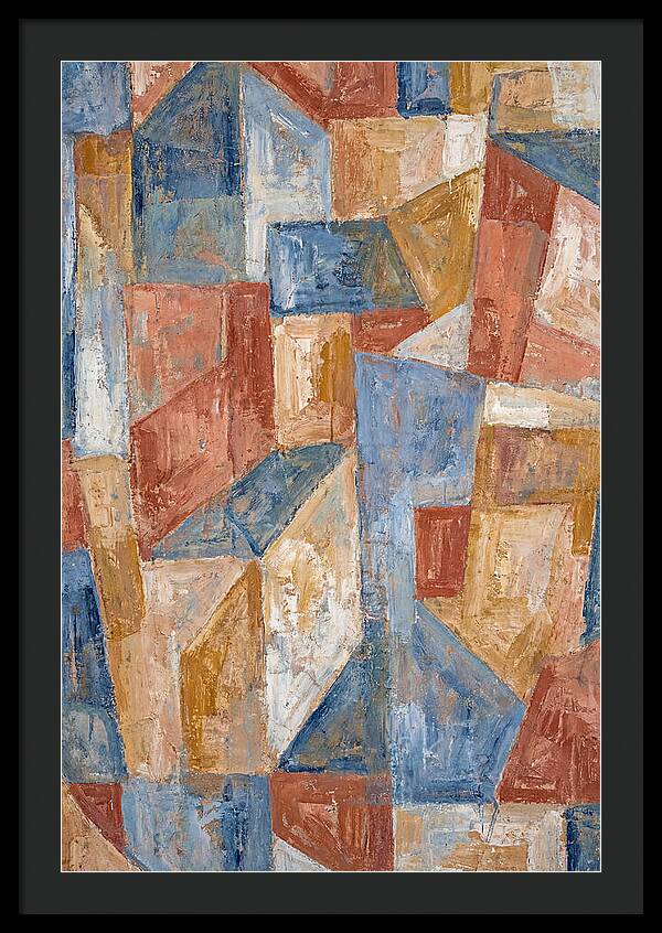 Abstract Geometry In Mediterranean Tones