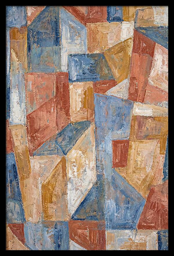 Abstract Geometry In Mediterranean Tones