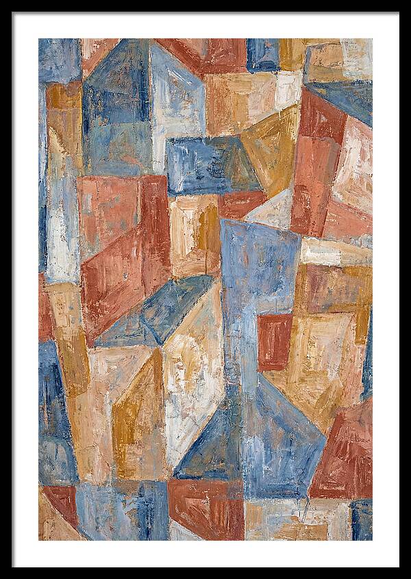 Abstract Geometry In Mediterranean Tones