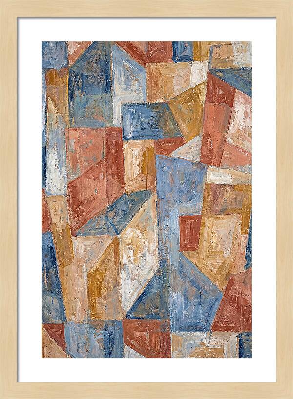 Abstract Geometry In Mediterranean Tones