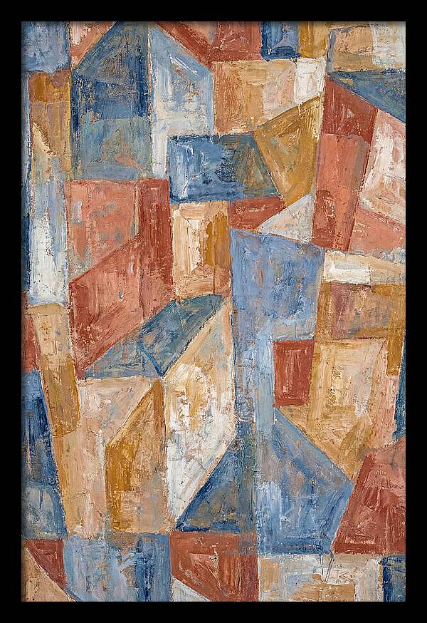 Abstract Geometry In Mediterranean Tones