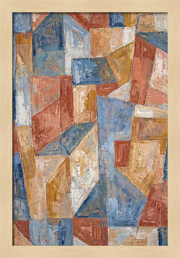 Abstract Geometry In Mediterranean Tones