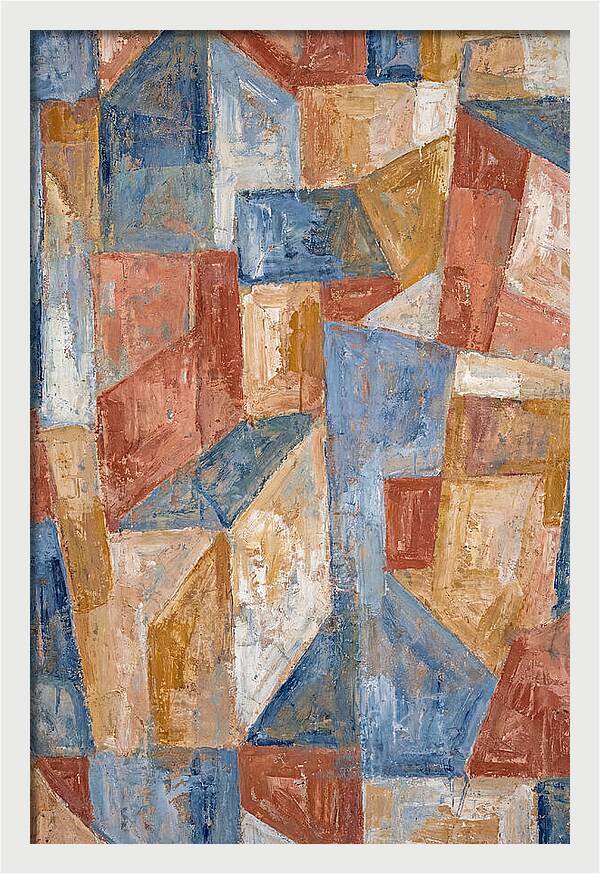 Abstract Geometry In Mediterranean Tones