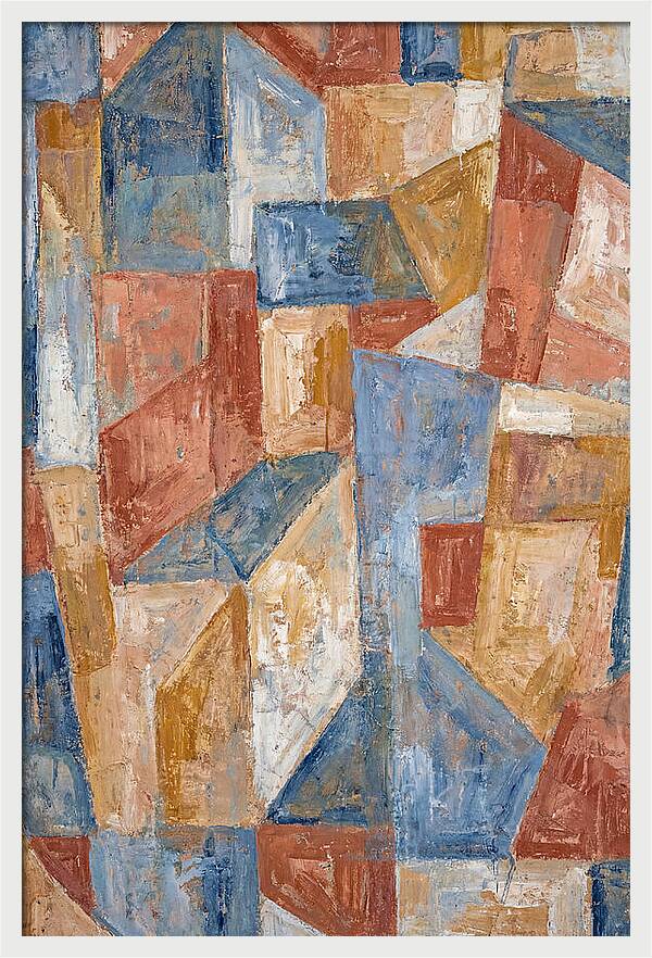 Abstract Geometry In Mediterranean Tones