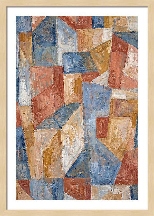Abstract Geometry In Mediterranean Tones