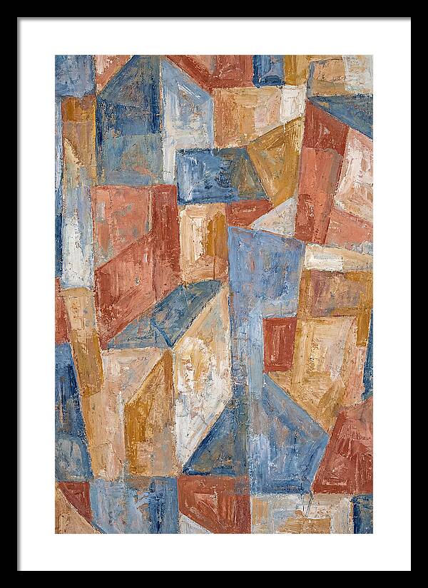 Abstract Geometry In Mediterranean Tones