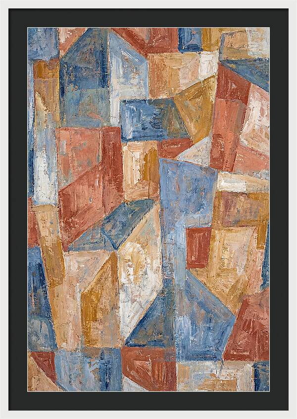 Abstract Geometry In Mediterranean Tones