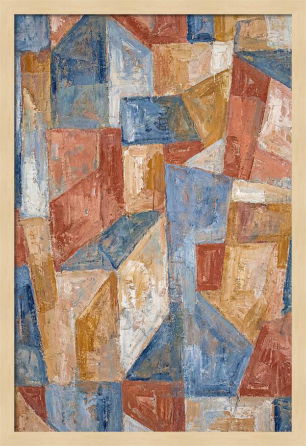 Abstract Geometry In Mediterranean Tones