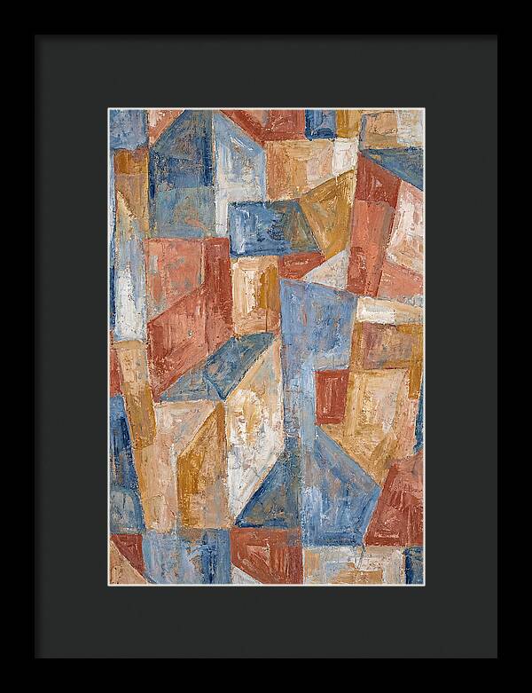 Abstract Geometry In Mediterranean Tones