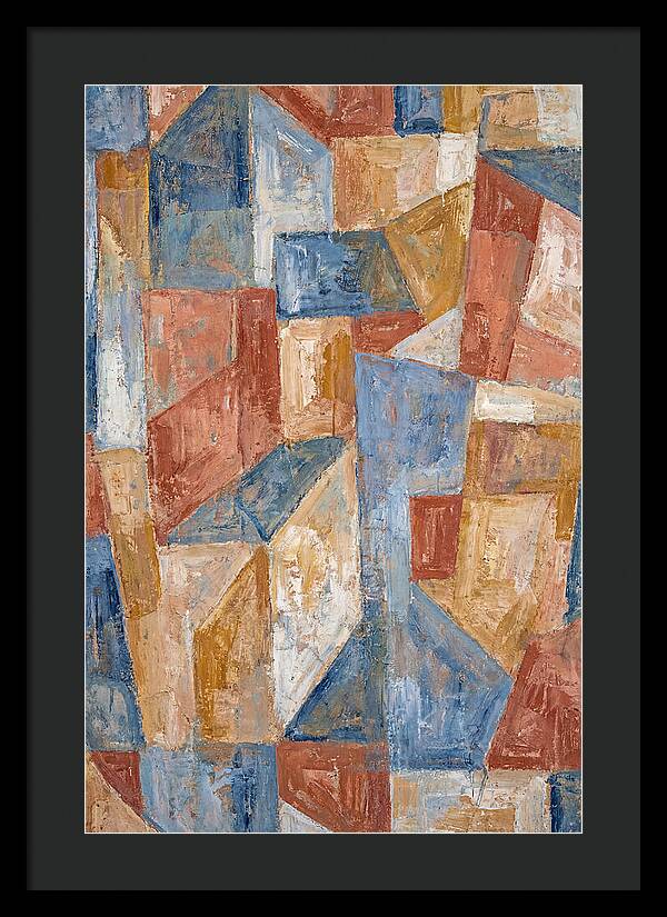 Abstract Geometry In Mediterranean Tones