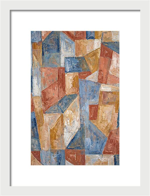 Abstract Geometry In Mediterranean Tones