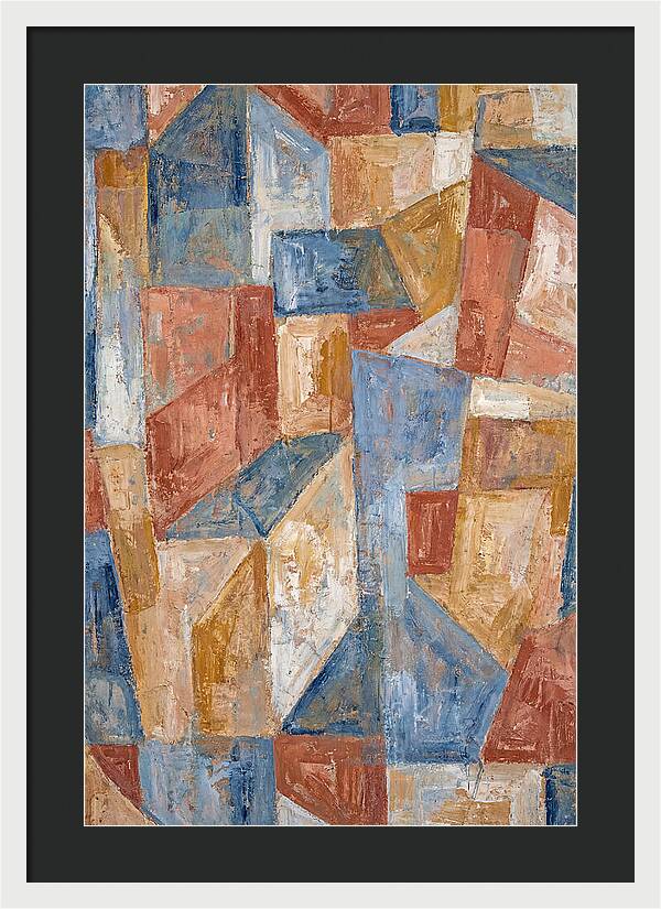 Abstract Geometry In Mediterranean Tones