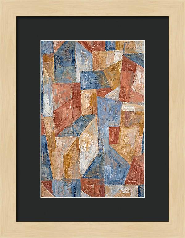 Abstract Geometry In Mediterranean Tones