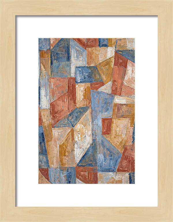 Abstract Geometry In Mediterranean Tones