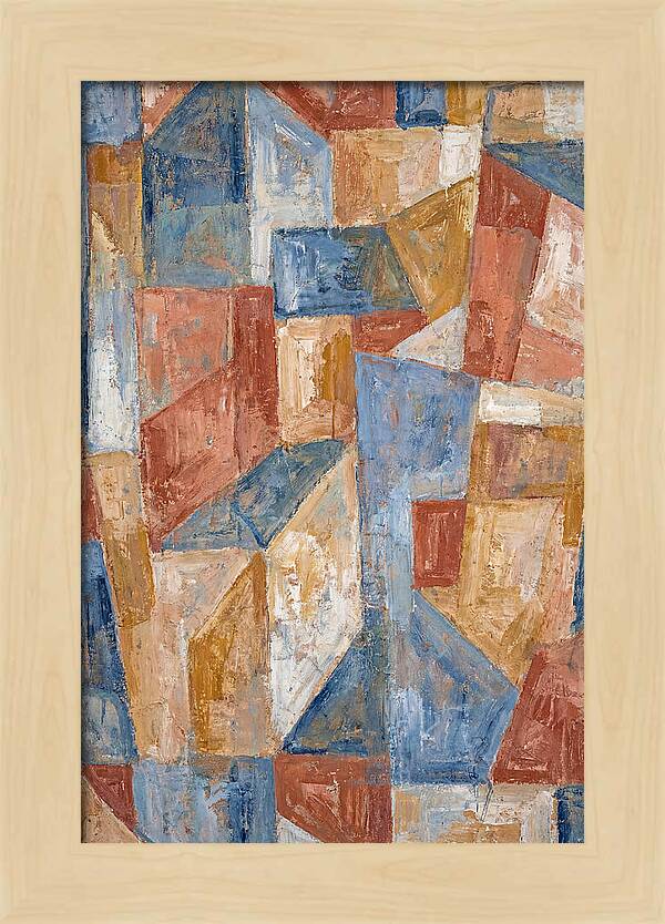 Abstract Geometry In Mediterranean Tones