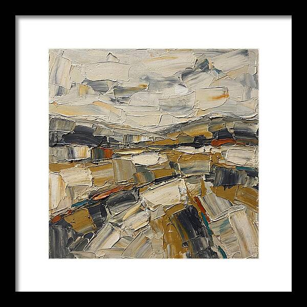 Abstract Landscape In Earth Tones