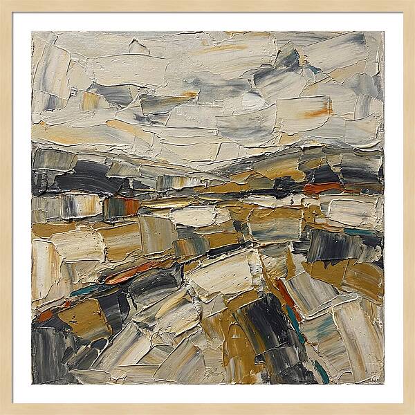 Abstract Landscape In Earth Tones