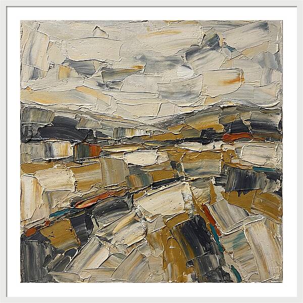 Abstract Landscape In Earth Tones