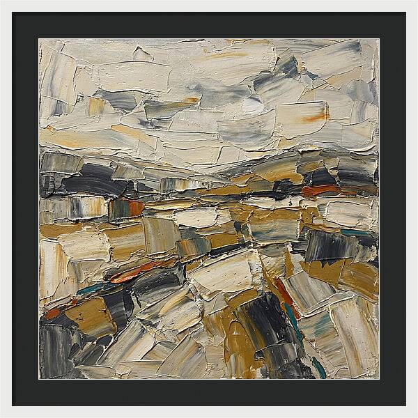 Abstract Landscape In Earth Tones