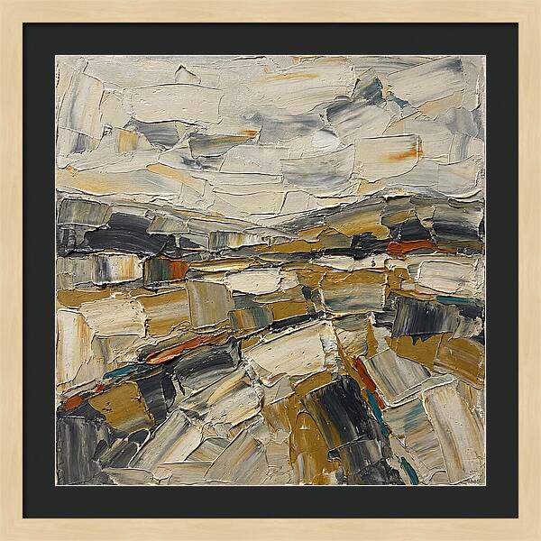 Abstract Landscape In Earth Tones