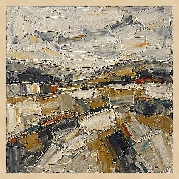 Abstract Landscape In Earth Tones