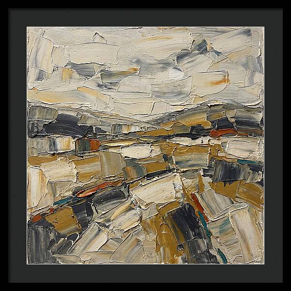Abstract Landscape In Earth Tones