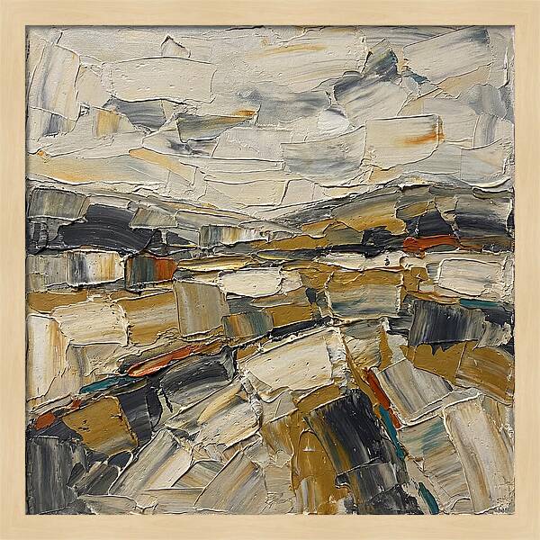 Abstract Landscape In Earth Tones