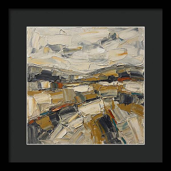 Abstract Landscape In Earth Tones