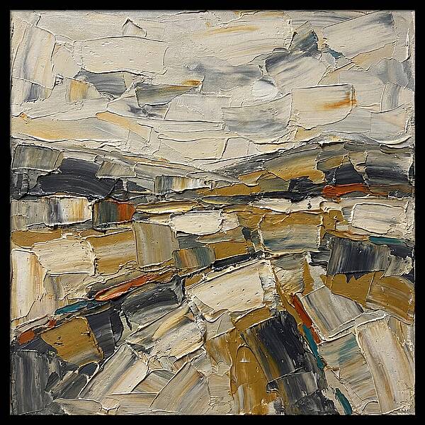 Abstract Landscape In Earth Tones