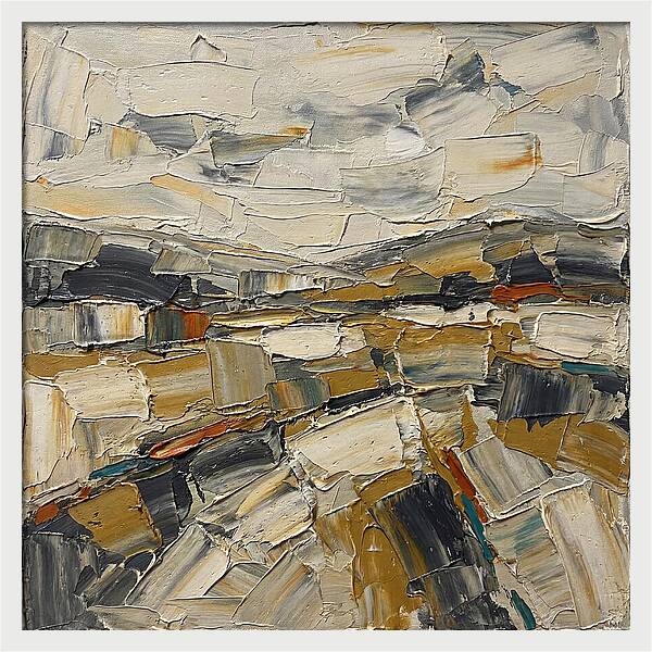 Abstract Landscape In Earth Tones