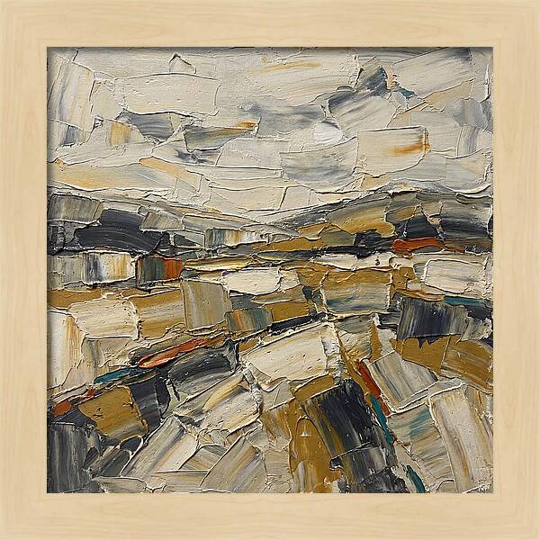 Abstract Landscape In Earth Tones