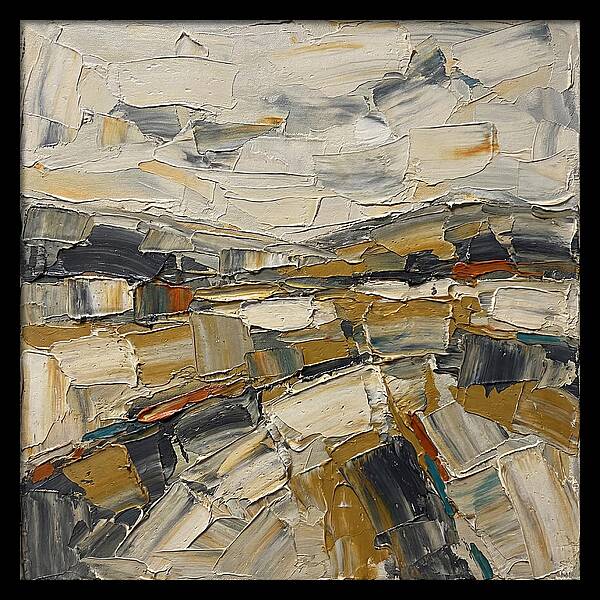 Abstract Landscape In Earth Tones