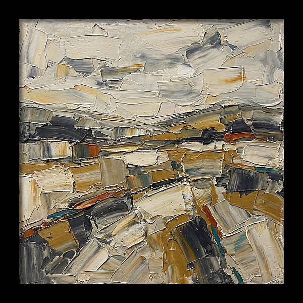 Abstract Landscape In Earth Tones