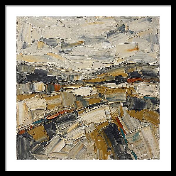 Abstract Landscape In Earth Tones