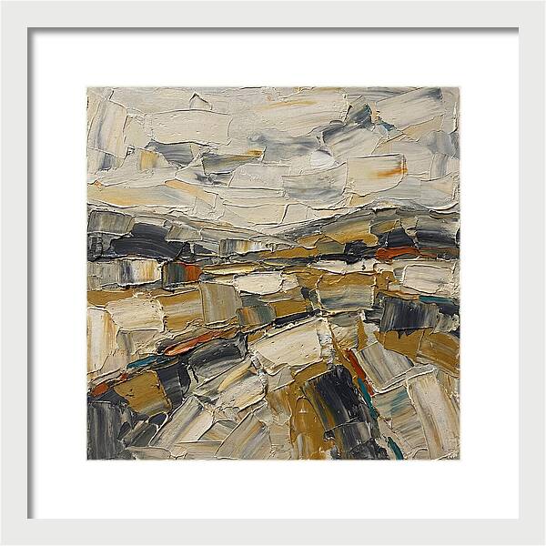 Abstract Landscape In Earth Tones