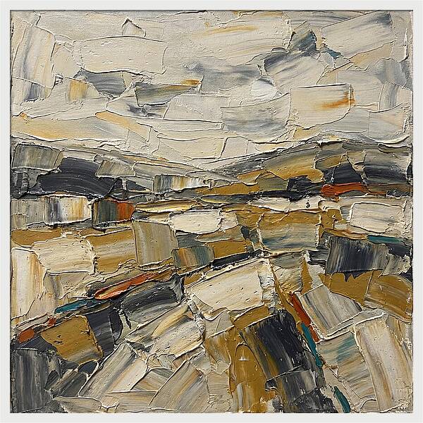 Abstract Landscape In Earth Tones
